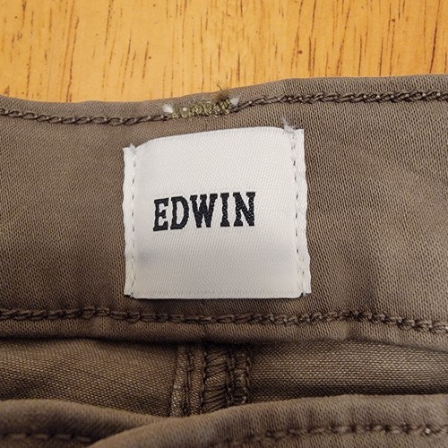 Edwin Jeans Mens 38x32 Maddox Forest Army Green Flex Denim Slim Fit NEW $168 - Picture 18 of 22