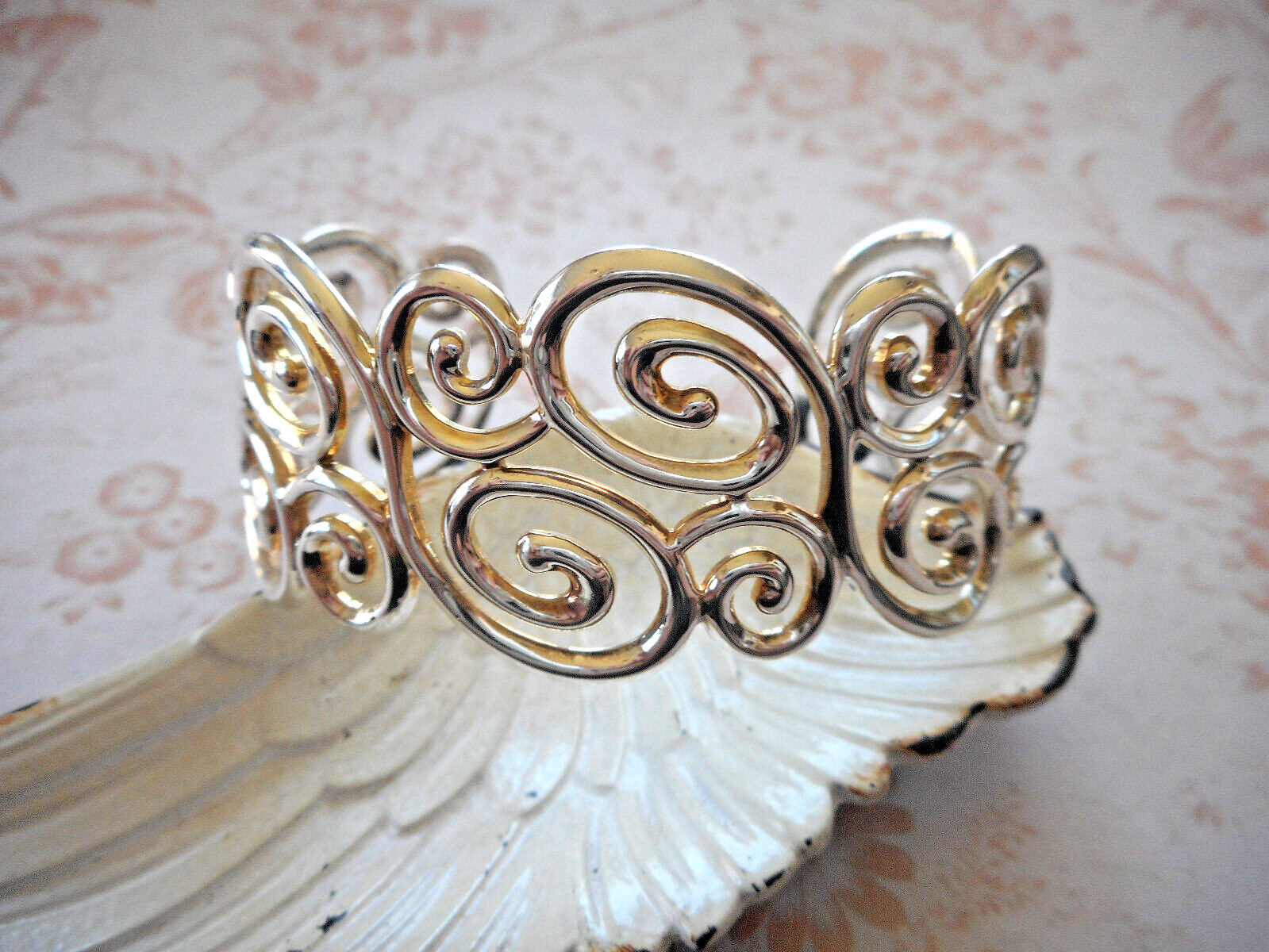 Ross Simons Sterling Silver Open Scroll Cuff Brac… - image 12