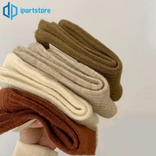 5 Pairs Wool Warm Thick Soft Crew Fuzzy Cozy Socks Colors Women Boots Winter 5-9