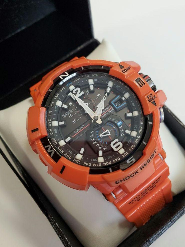 CASIO G-SHOCK GW-A1100R-4AJF Orange Sky Cockpit Gravity Master