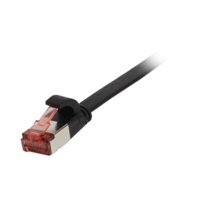 Patchkabel RJ45, CAT6 250Mhz, 2m schwarz, FTP(U/FTP), TPE(Superflex), Flach