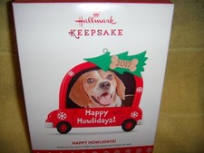 PICTURE FRAME NIB HALLMARK KEEPSAKE 2017 HAPPY HOWLIDAYS  DOG PICTURE FRAME 