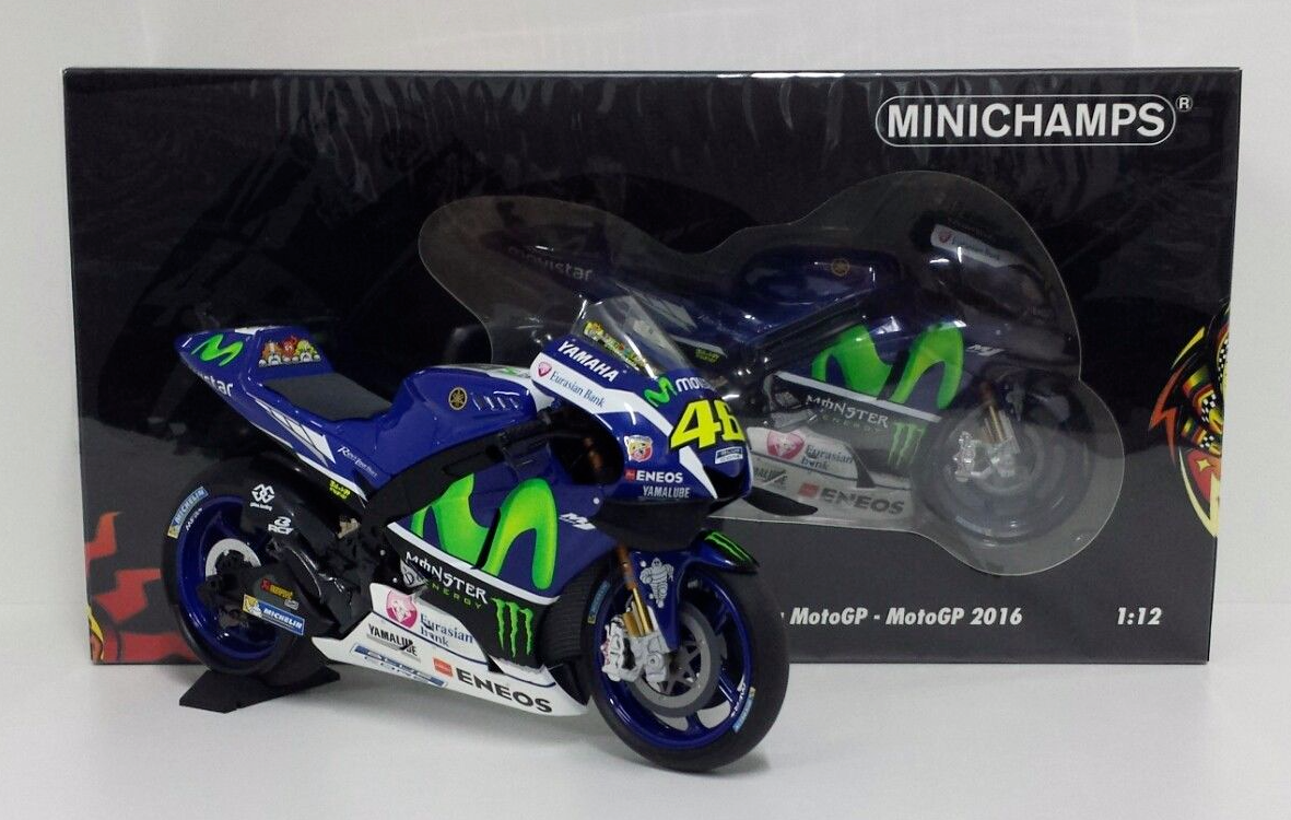 MINICHAMPS ヤマハ YZR-M1 MOVISTAR YAMAHA Limited Edition Minichamps 1/12 Movistar Yamaha YZR-M1 16
