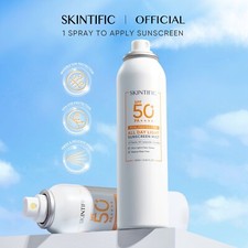SKINTIFIC All Day Light Sunscreen Mist SPF50 PA   Sunscreen 120ml