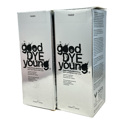 Good Dye Young Semi-Permanent Hair Color -Fader- 113.4ml/4oz. LOT OF 2