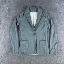James Perse Cardigan Womens 3 Large Gray Butt...