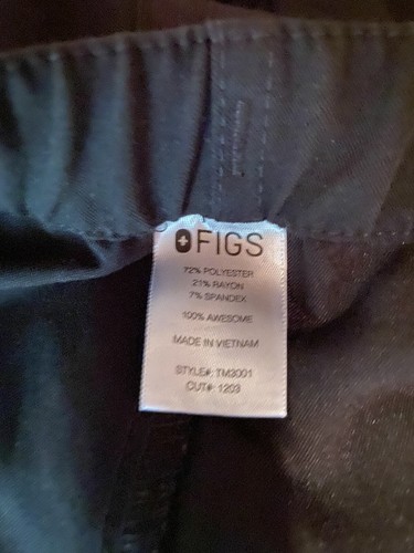 Figs Bundle Cairo Cargo Scrub Pants Mens Large 1 Navy 1 Black Zip Fly Medical - Picture 24 of 24