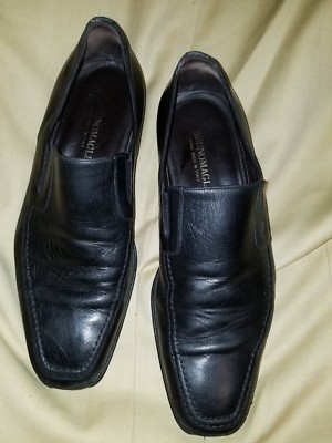BRUNO MAGLI Mens Casual Dress Shoes Black Leather Italian Loafers Size 8 Raging Bruno Magli  main image 2
