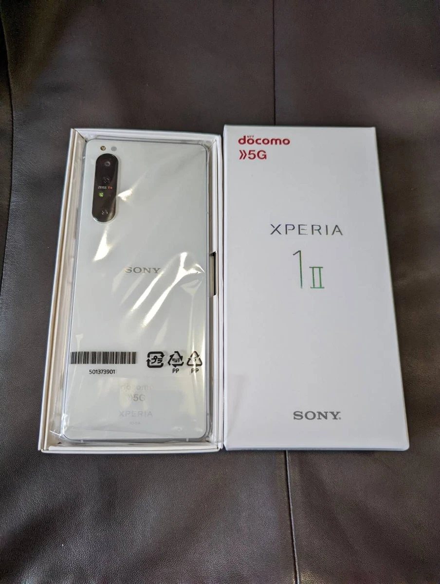Sony Xperia 1 II White 128GB 6.5inch Unlocked 4G Android Docomo model SO-51A