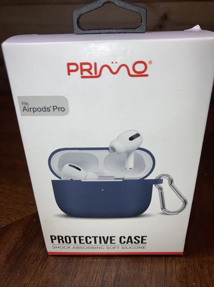 Primo Apple Airpods Pro Protective Case Blue Earphones Shock Absorbent. NIB - Image 4 of 4