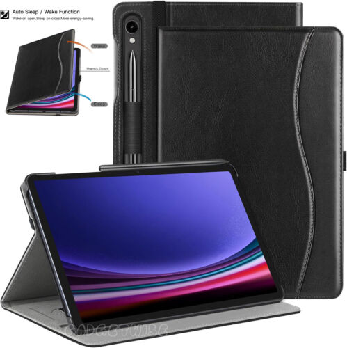 "Funda con soporte de cuero premium para Samsung Galaxy Tab S9 11", S9 FE 10.9", S8 S7 11" - Imagen 7 de 18