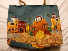 Paul Brent Seaside Town Classy Painted Handbag