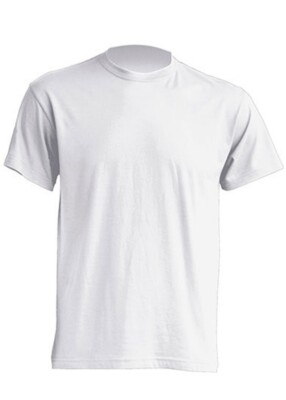 Sublimation T-Shirt Rundhalsausschnitt 100% Polyester Plain Shirt weiß JHK 150SB