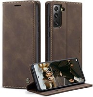Samsung Galaxy S21 Fe 5G HüLle Premium Leder Klappbar Flip Case Magnet