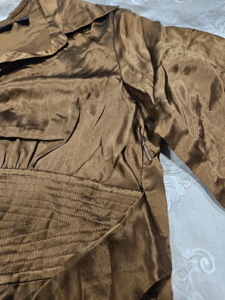 INC International Concepts 100% шелк бывшая в употреблении блузка размер 6 - Изображение 3 из 4