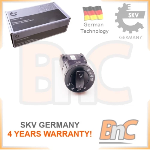 HEADLIGHT SWITCH AUDI OEM 8E0941531B5PR SKV GERMANY GENUINE HEAVY DUTY