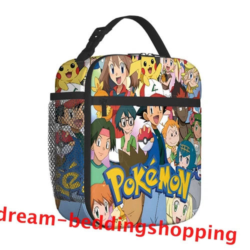 Pikachu Pokemon Insulated Lunch Bag School Picnic Snack Lunchbox Travel Box Gift - Picture 15 of 69