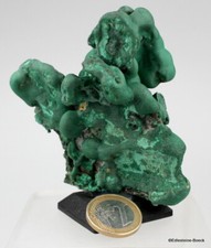 Malachit auf Kupfer, D.R. Congo, 0,13 kg