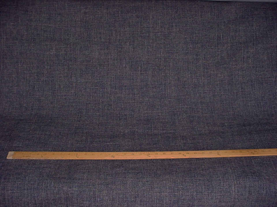 6-3/4Y Rogers and Goffigon Lewis Night Midnight Blue Wool Upholstery Fabric - Image 3 of 4