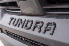 Matte Black Emblem Fit TOYOTA 2022 2023 TUNDRA Front Grill Letters