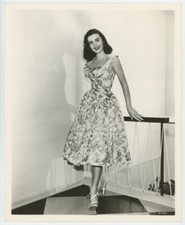 ELAINE STEWART orig double weight movie GLAMOUR photo 1953 TAKE THE HIGH GROUND