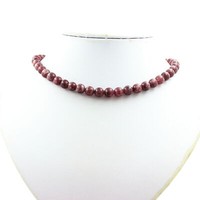 Steine Und Mineralien. Lepidolith Perlen Halskette 8 Mm Kette Aus Edelstahl.