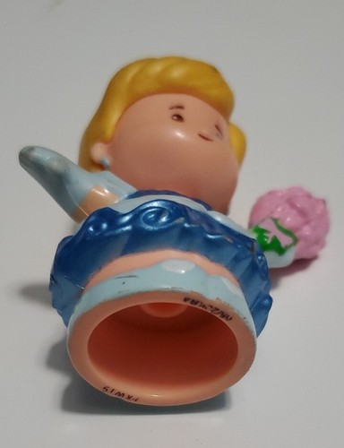 Statuina Cake Topper Fisher Price Little People Disney Principessa Cenerentola 2,5" - Foto 6 di 8