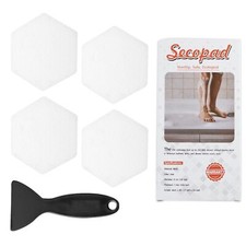 Bathtub Stickers Non-Slip, 24 PCS Hexagon Safety Shower Treads Adhesive
