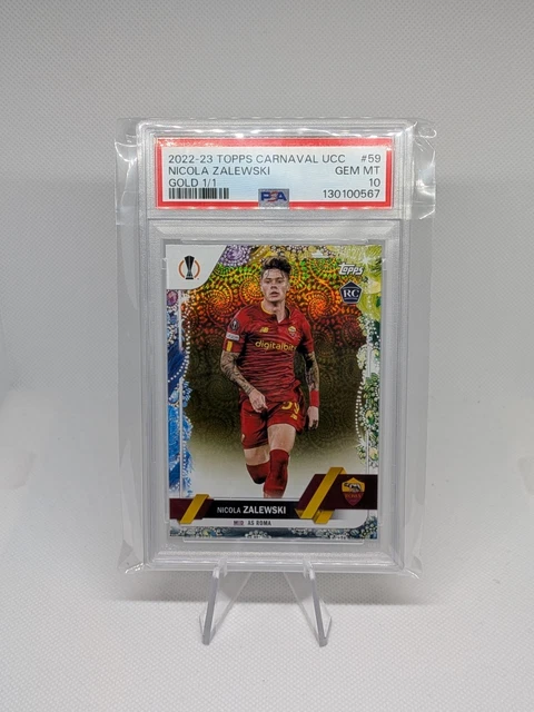 2022-23 Topps Carnaval UCC Nicola Zalewski Gold 1/1 RC