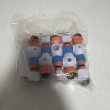 11 Vintage Old School Foosball Table Soccer Replacement Men 11 Blue