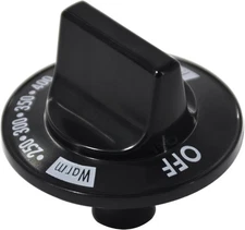 74002419 Thermostat Stove Knob Dial Black WP74002419 Replacement Part 