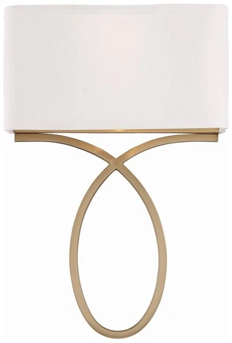 Crystorama Brinkley 15" High Vibrant Gold Wall Sconce - Picture 1 of 5