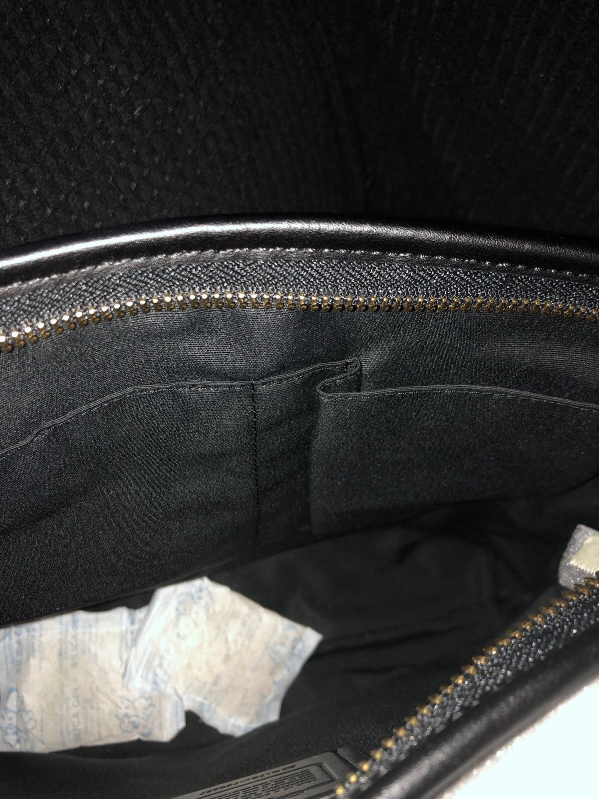 Borsa a tracolla Coach Signature Zip File marrone nero F58297 nuova con etichette borsa $ 225