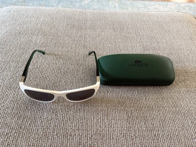 lacoste sunglasses men L503s - White Frame Green Arms - With  display picture 1
