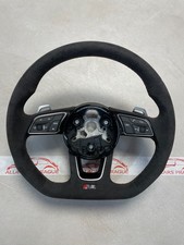 AUDI RS4 RS5 AUDI RS STEERING WHEEL ALCANTARA LEATHER FLATTENED 8W0419091GJ GENUINE NEW