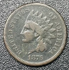 1876 Indian Head Cent Penny 1c Semi Key Better Date