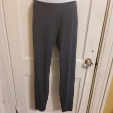 Lauren Conrad Grey denim Look Stretch Knit Leggings Size Medium Soft Comfortable