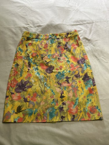 Jupe Crayon J.Crew Ombré Taille 12 Couleur Ivoire/jaune - Neuf Avec étiquettes