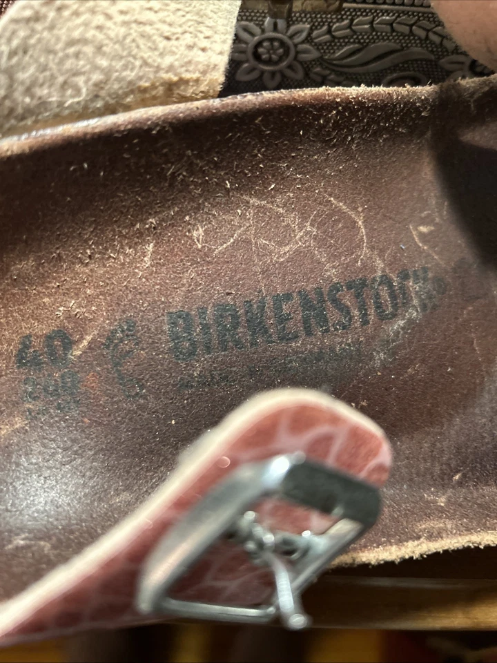 Sandalias Birkenstock Rosa Brillante Giza 40 Foto 4 de 4