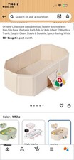 collapsable baby bath - beige