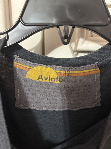Aviator Nation Kids Charcoal Bolt Tee And Sweatpant Set Size 12 - Picture 5 of 12