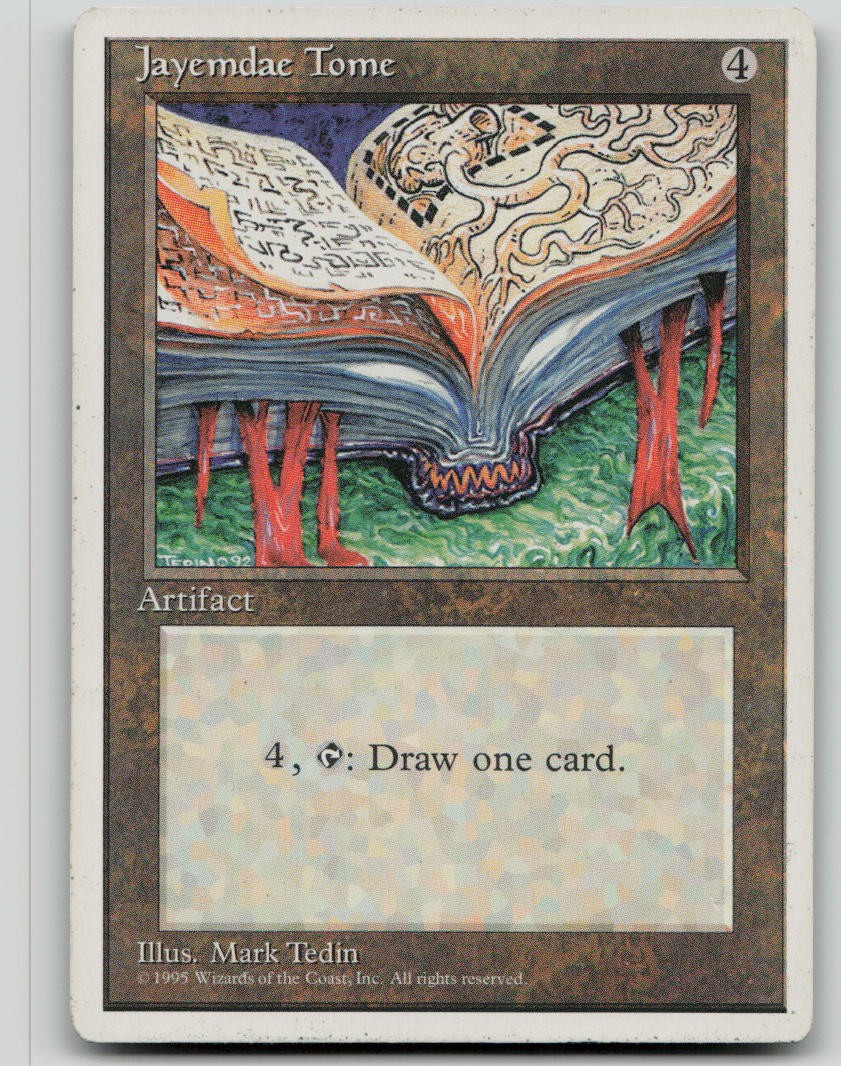 Jayemdae Tome [Fourth Edition - 331] Moderately Played Rare Magic