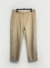 Vintage Polo Ralph Lauren Chino Pants Mens 35X30 90s Khaki Cotton Twill