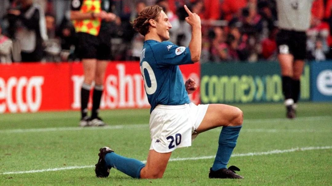 Kappa Francesco Totti Italy National Team Jersey 2000 H Size