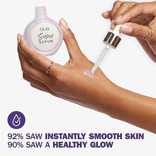 Olay Super Serum 1oz – Vitamin C E Niacinamide AHA Collagen Peptide Face Care - Picture 7 of 10