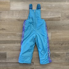 Arctic Quest Little Girls Snow Bib Water-Resistant Size 4