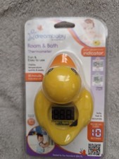 DreamBaby Duck Room  Bath Thermometer LCD Waterproof BPA Free L321