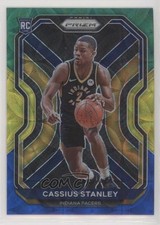 2020-21 Panini Prizm Choice Blue Yellow & Green Prizm Cassius Stanley #285 7i2