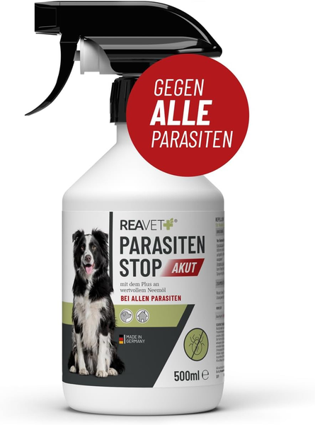 Reavet Parasitenspray Insektenspray Xl Akut - Gegen Alle Parasiten FüR Hunde & T-image