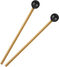 2 Pcs Glockenspiel Mallets - Rubber Bell Percussion with Plastic... 